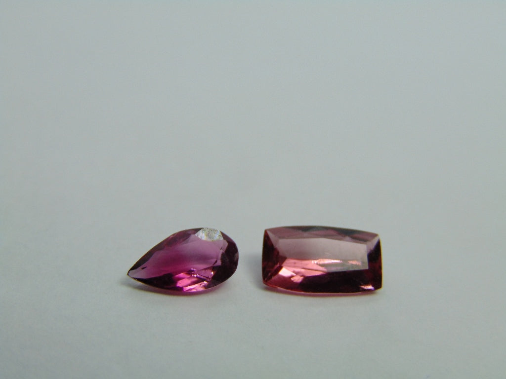 1,84ct Turmalina 8x5mm 9x5mm