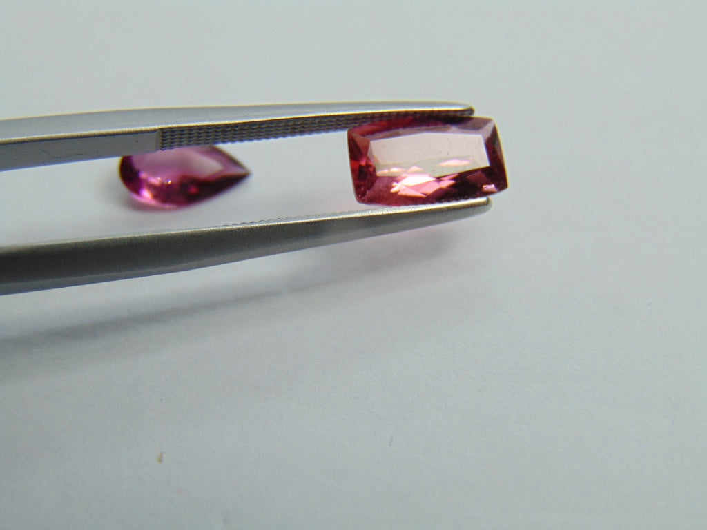 1,84ct Turmalina 8x5mm 9x5mm