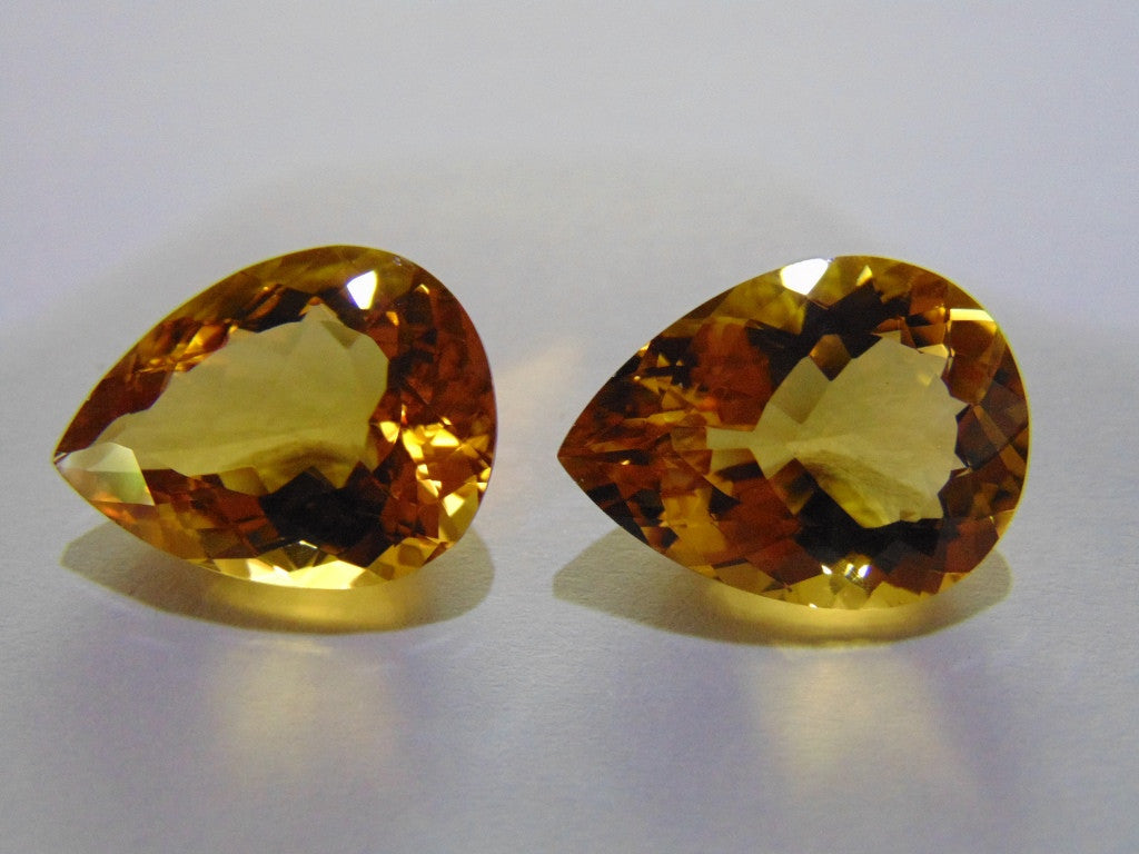 44ct Citrine (Pair)