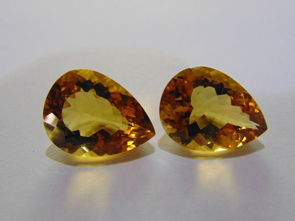 44ct Citrine (Pair)