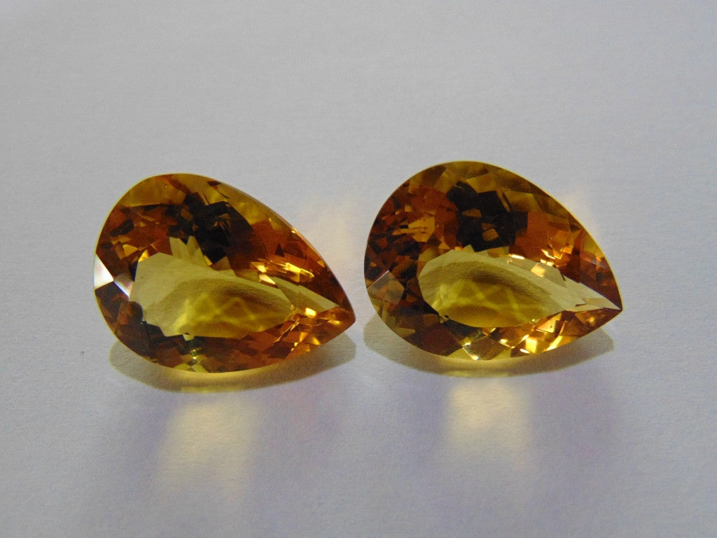 44ct Citrine (Pair)