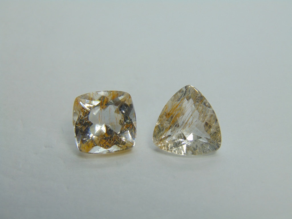 13.20ct Topaz With Needle 11mm 12mm