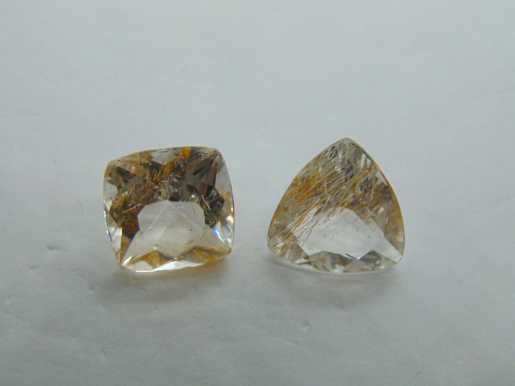 13.20ct Topaz With Needle 11mm 12mm