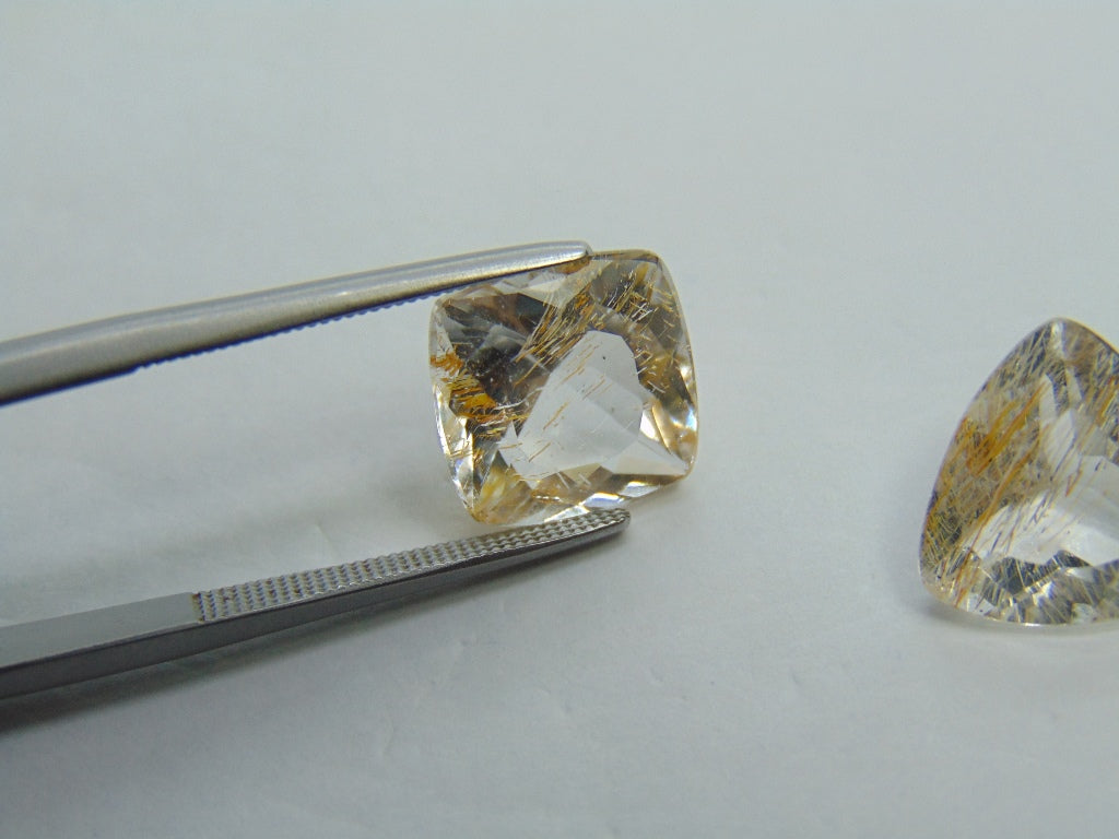 13.20ct Topaz With Needle 11mm 12mm