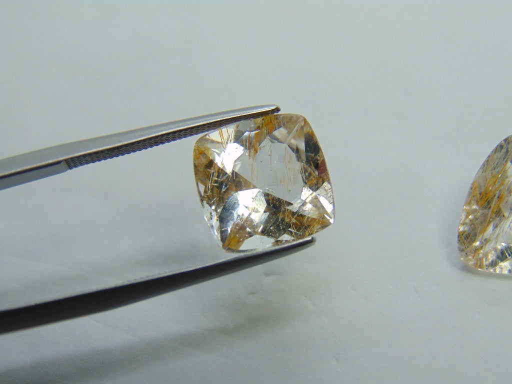 13.20ct Topaz With Needle 11mm 12mm