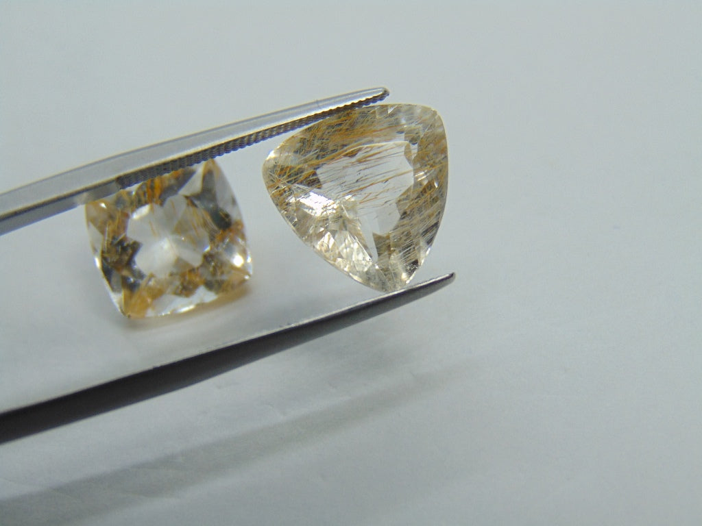 13.20ct Topaz With Needle 11mm 12mm