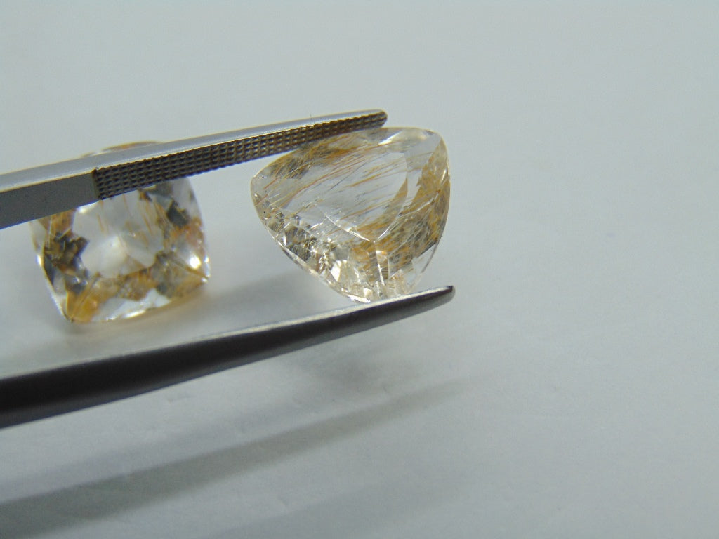 13.20ct Topaz With Needle 11mm 12mm