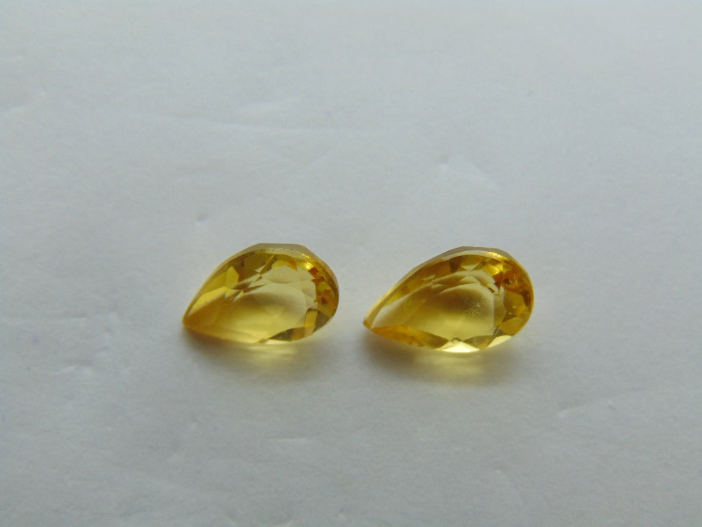 2.25ct Beryl Pair 9x6mm