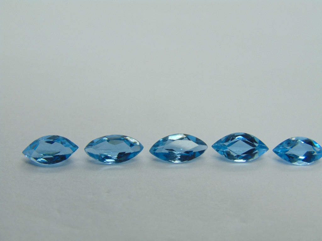 3.65ct Topaz Swiss Calibrated 8x4mm