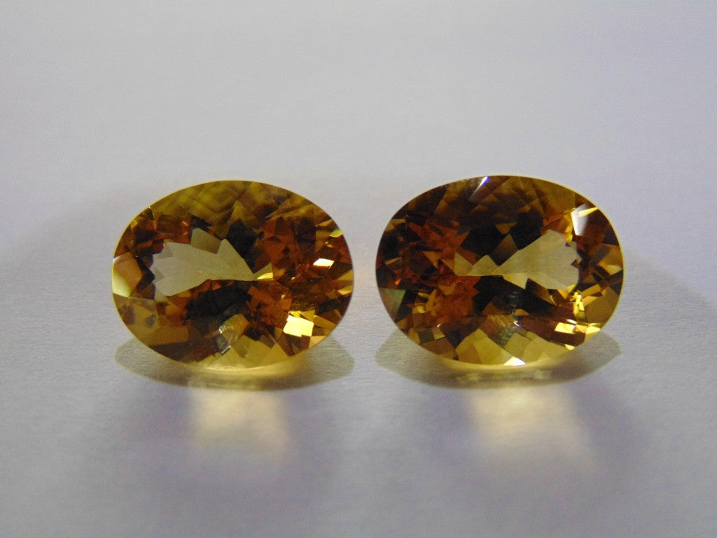 22,50 ct Citrino (Par)