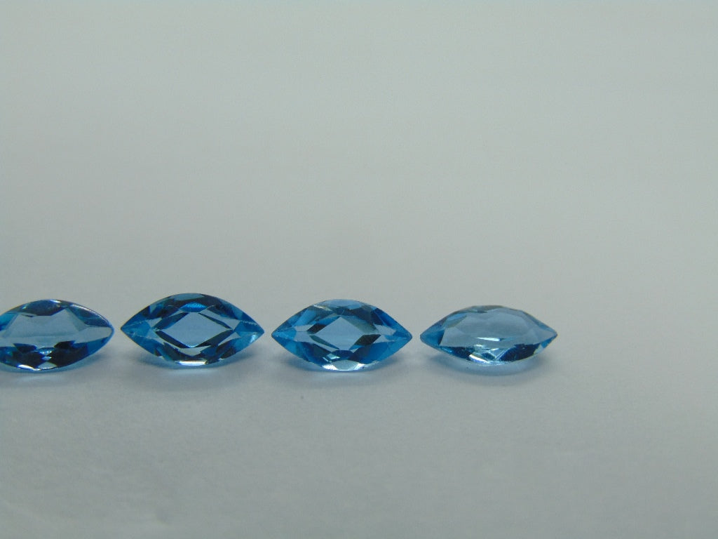 3.65ct Topaz Swiss Calibrated 8x4mm