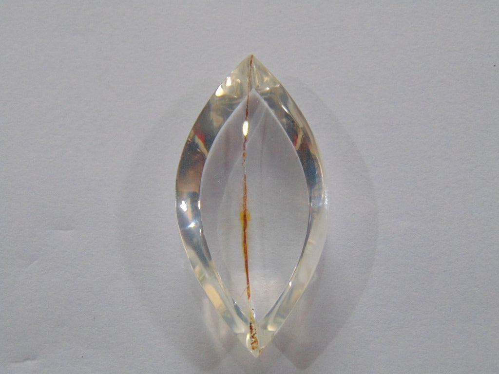 Inclusão de quartzo 42,80ct 40x20mm