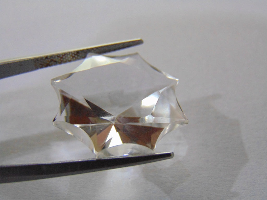 Estrela de quartzo (cristal) de 24 quilates