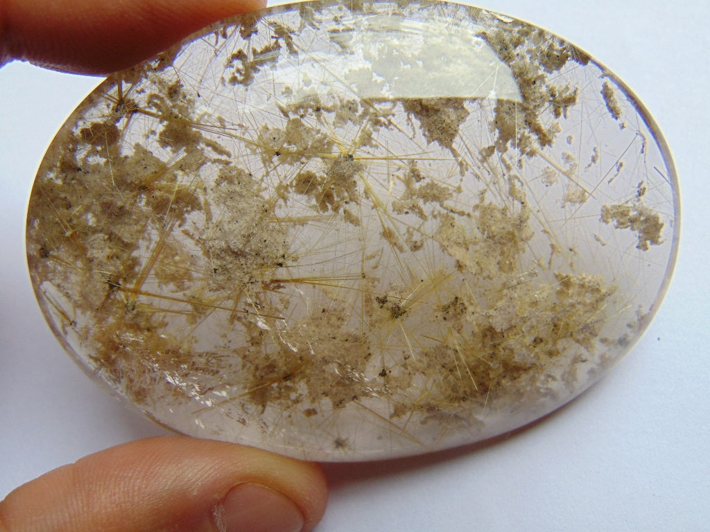 402ct Quartz Rutile with Lodolite 67x49mm