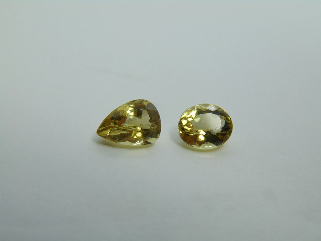 3.80ct Beryl 10x7mm 8x7mm