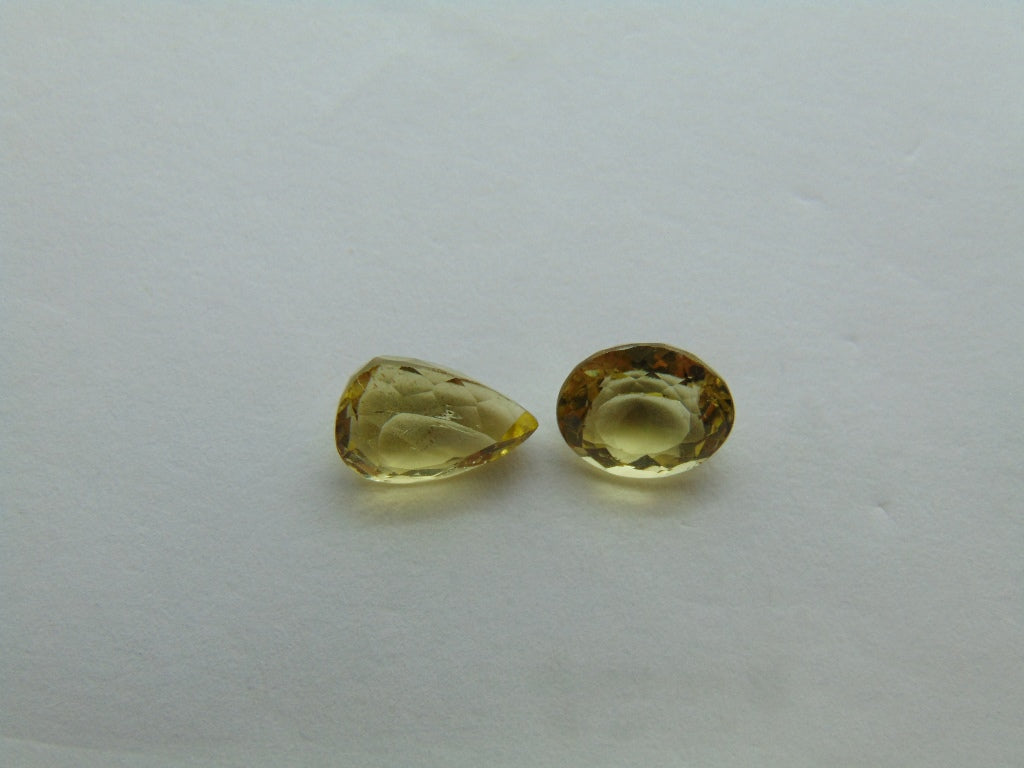 3.80ct Beryl 10x7mm 8x7mm