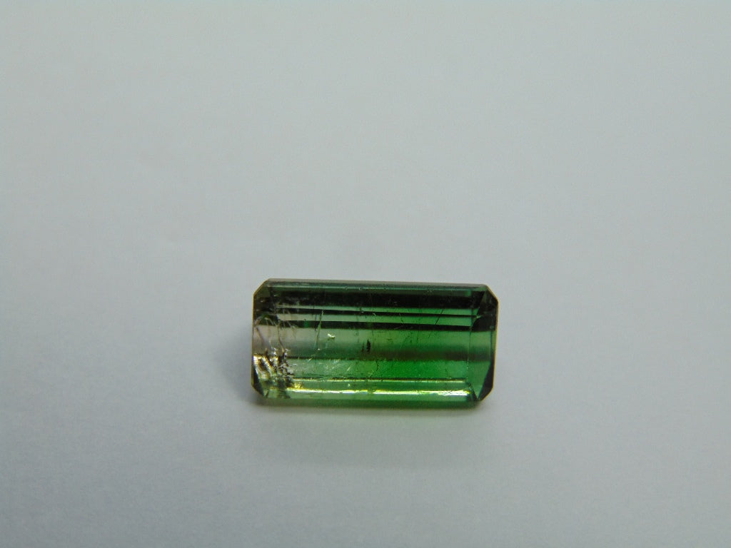 4.60ct Turmalina Bicolor 13x6mm