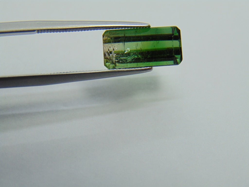 4.60ct Turmalina Bicolor 13x6mm