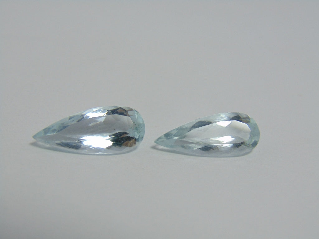 8cts Aquamarine (Pair)