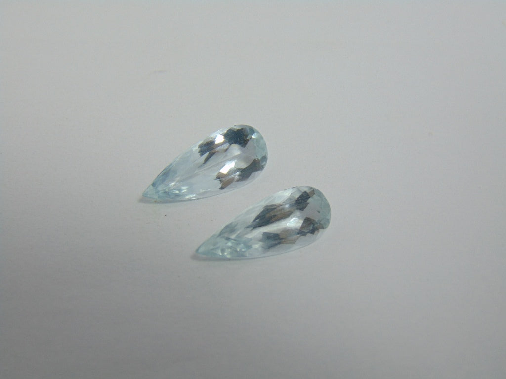 8cts Aquamarine (Pair)