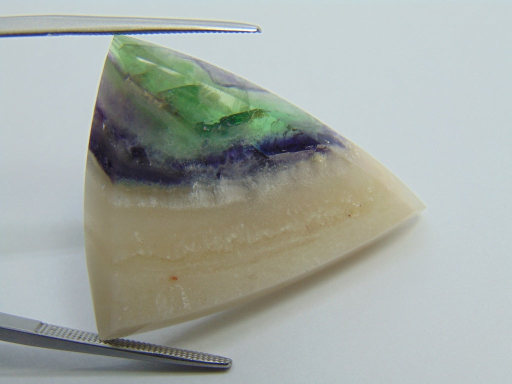 40.10ct Fluorite With Quartz 34x27mm