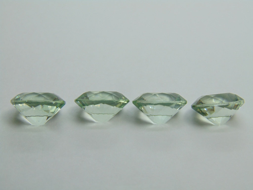 17,30ct Prasiolite calibrado 12x10mm