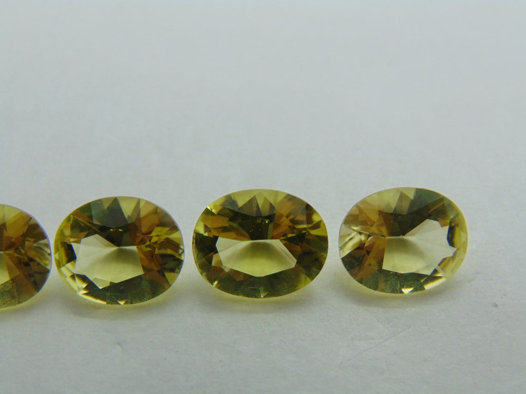 11.30ct Green Gold Calibrated 11x9mm