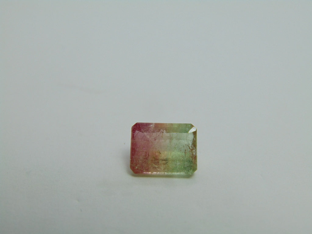 4.60ct Turmalina Bicolor 11x8mm