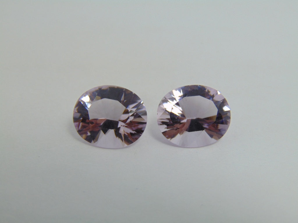 13.45cts Amethyst (Rose France) Pair