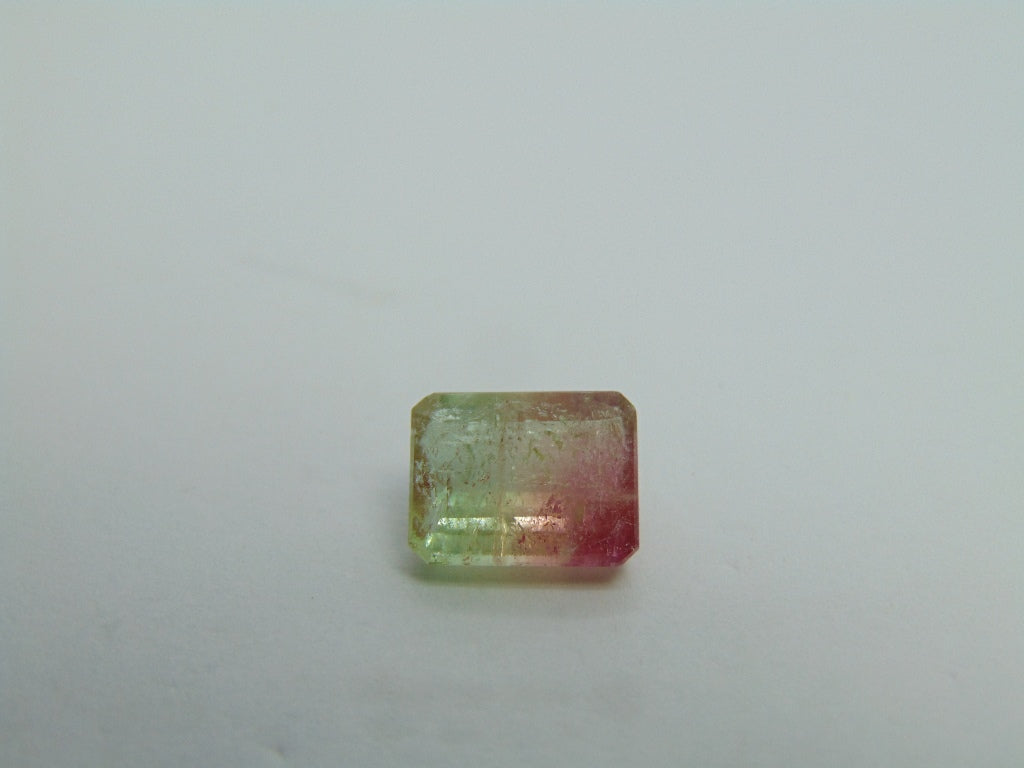 4.60ct Turmalina Bicolor 11x8mm