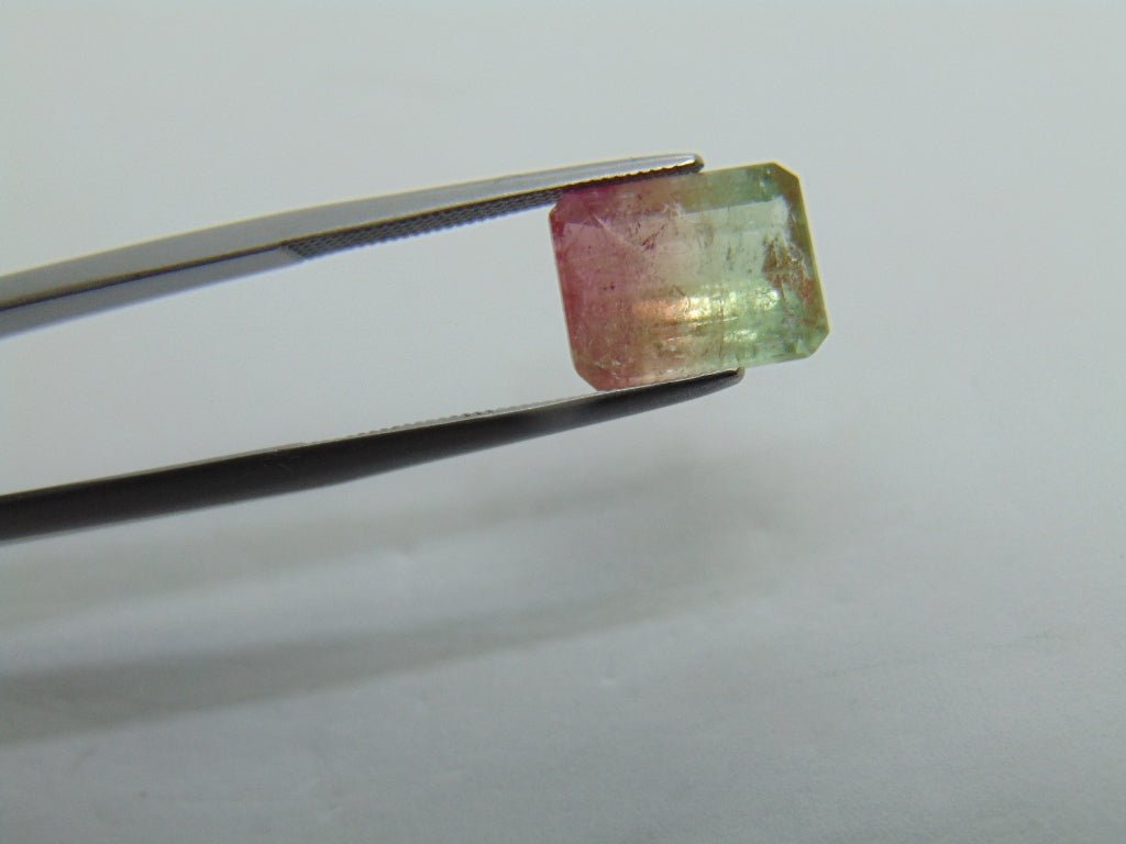 4.60ct Turmalina Bicolor 11x8mm