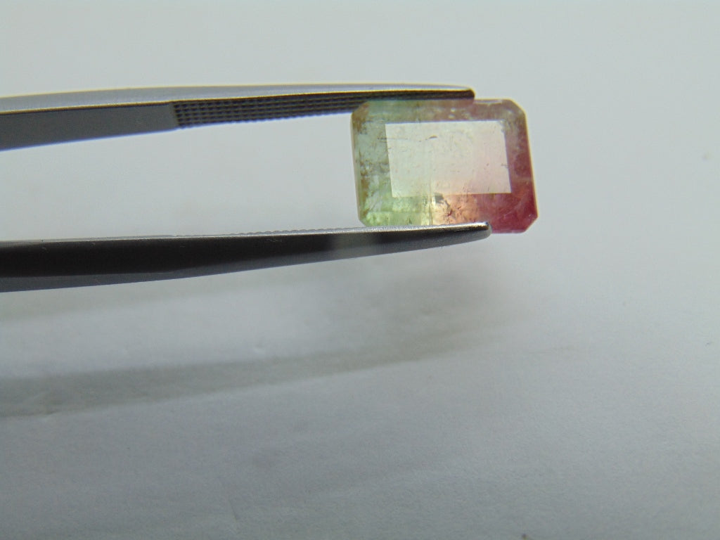 4.60ct Turmalina Bicolor 11x8mm