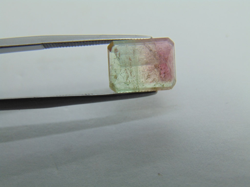 4.60ct Turmalina Bicolor 11x8mm