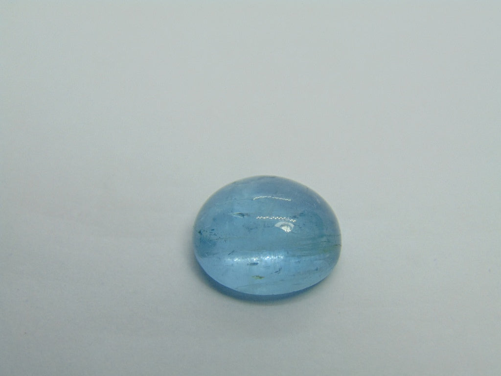 9.80ct Aquamarine Cabochon 14x13mm