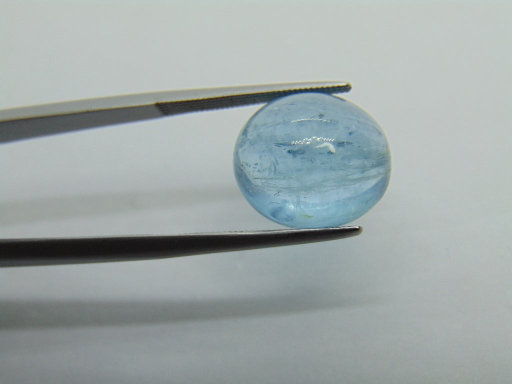 9.80ct Aquamarine Cabochon 14x13mm