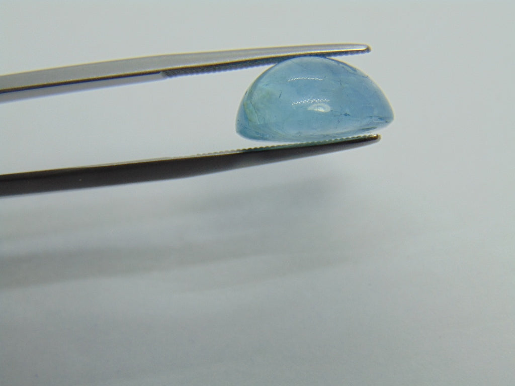 9.80ct Aquamarine Cabochon 14x13mm