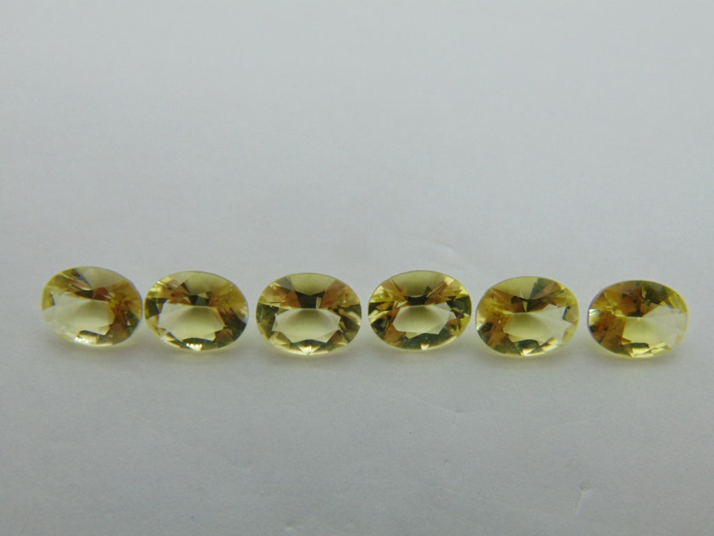 9.45ct Quartz Green Gold Calibrated 9x7mm