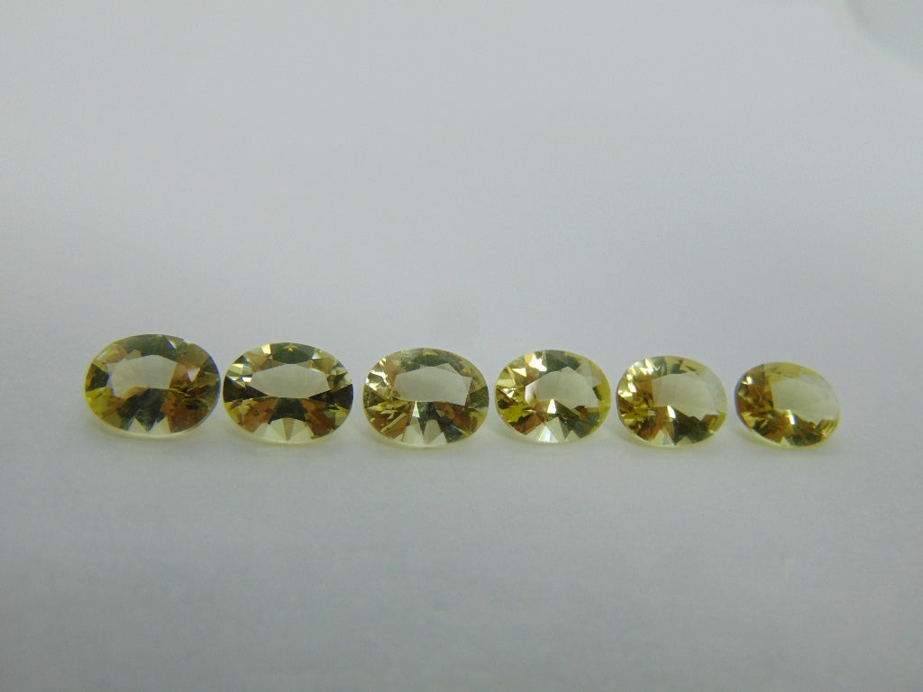 9.45ct Quartz Green Gold Calibrated 9x7mm