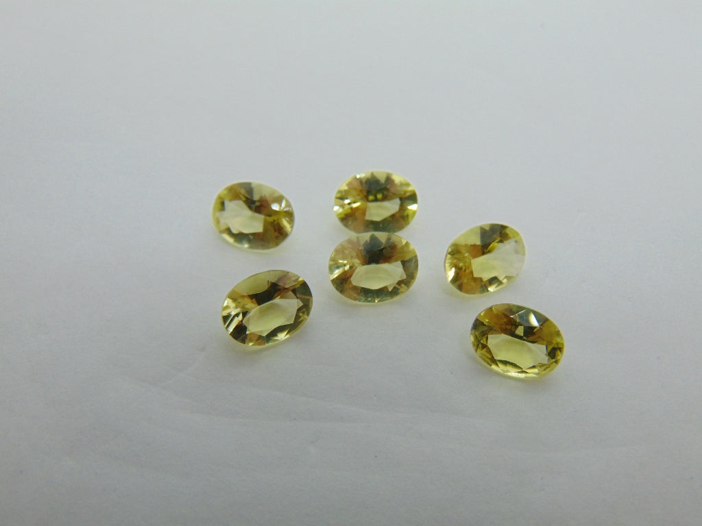 9.45ct Quartz Green Gold Calibrated 9x7mm