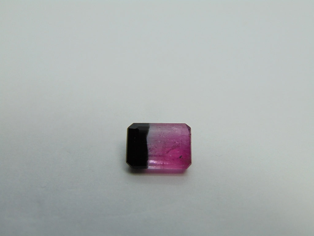 Turmalina Bicolor 3,84ct 10x8mm