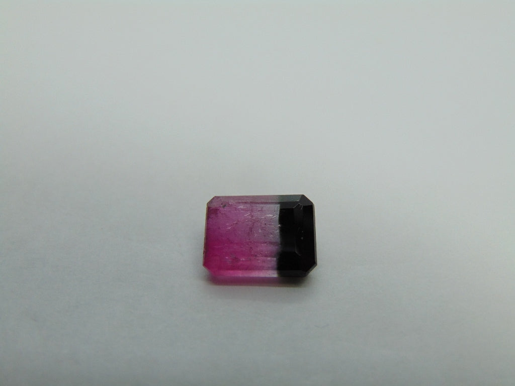 Turmalina Bicolor 3,84ct 10x8mm