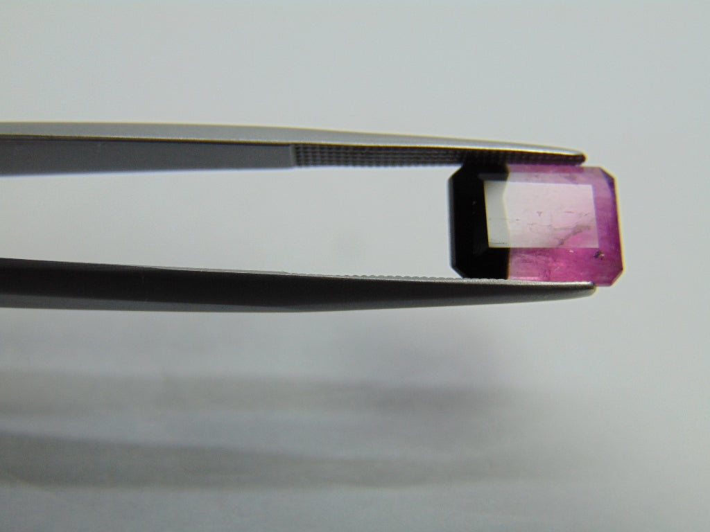 Turmalina Bicolor 3,84ct 10x8mm