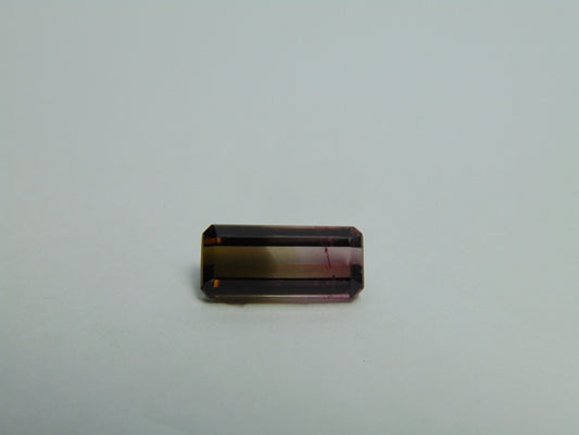 Turmalina Bicolor 3,53ct 13x6mm