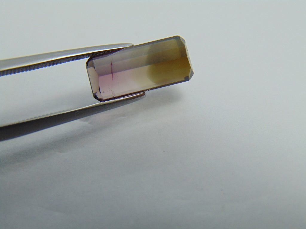 Turmalina Bicolor 3,53ct 13x6mm