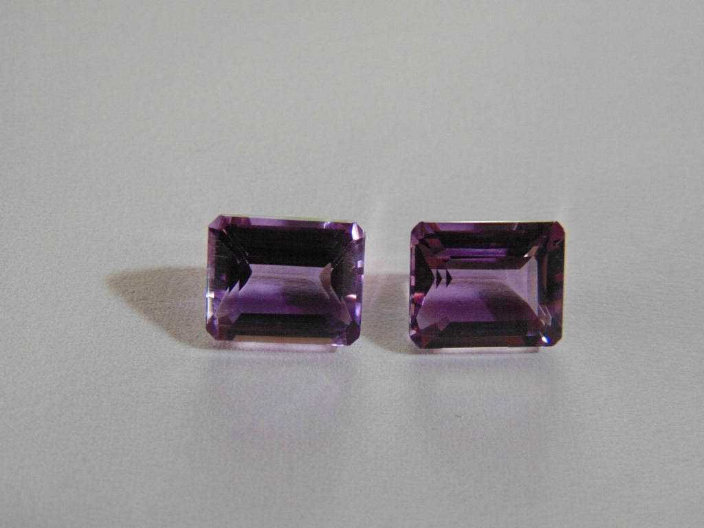 8.60ct Amethyst (Pair)