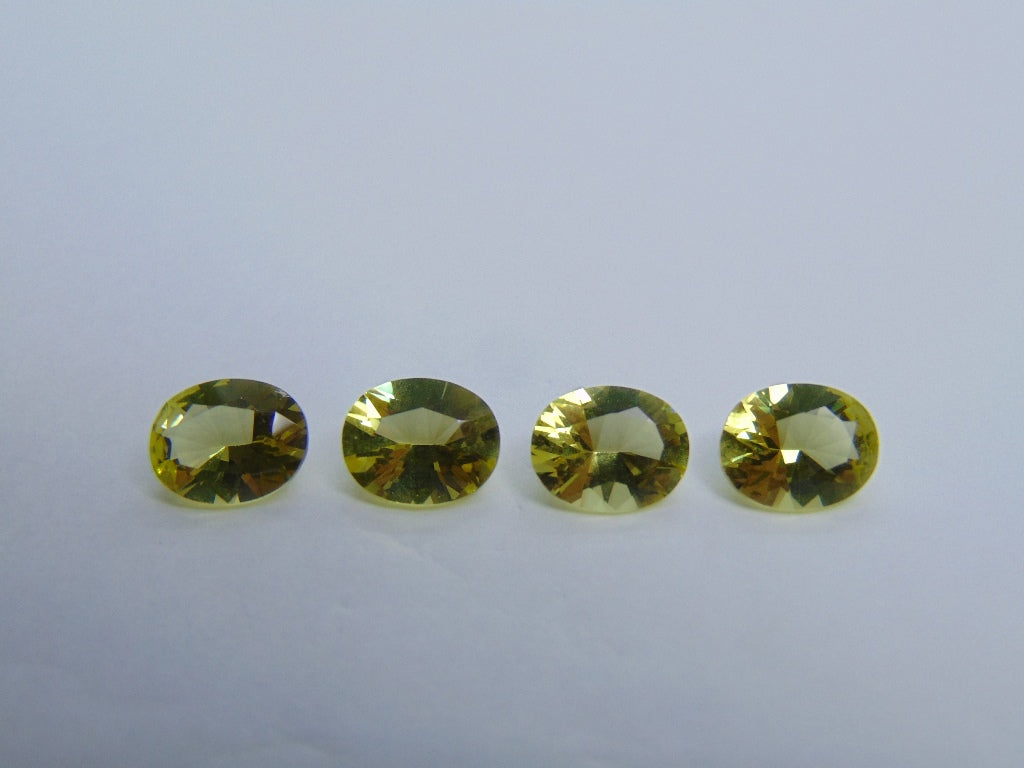 9.05ct Quartz Green Gold Calibrated 10x8mm