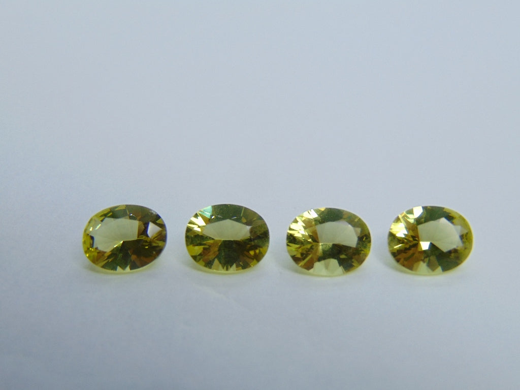 9.05ct Quartz Green Gold Calibrated 10x8mm