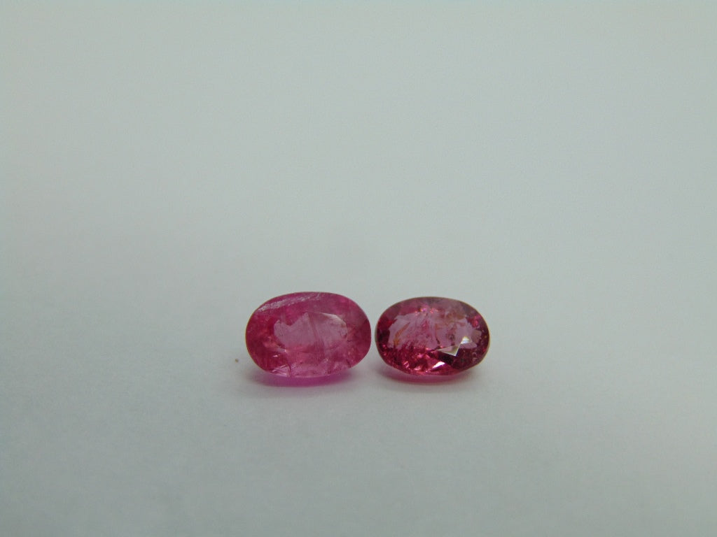 2.67ct Tourmaline 8x6mm 7x6mm