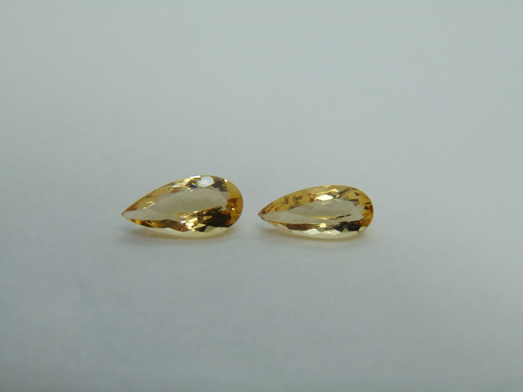 2,35ct Beryl 11x6mm 11x5mm