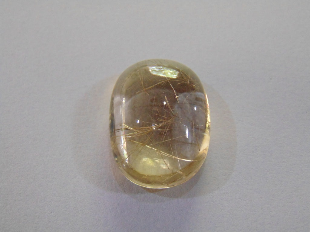 36.50ct Quartz With Rutile 26x19mm